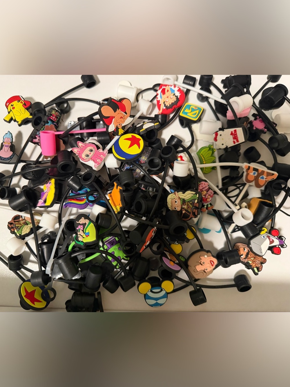 Straw Topper Bundle - Characters 30 Random Toppers